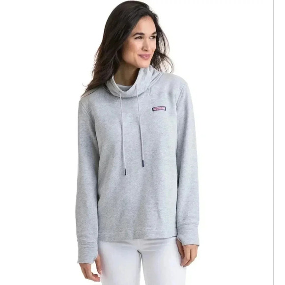 Vineyard Vines Slub Funnel Neck Shep Pullover - Size Small - NWOT 🐋 - Picture 3 of 9